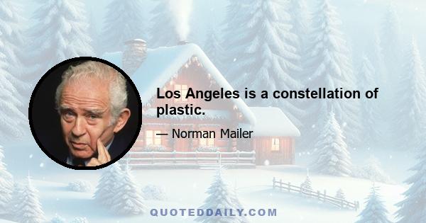 Los Angeles is a constellation of plastic.