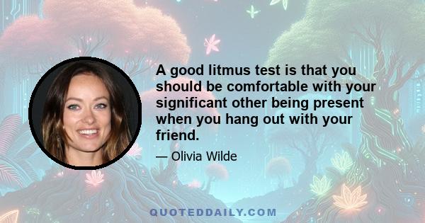 A good litmus test is that you should be comfortable with your significant other being present when you hang out with your friend.