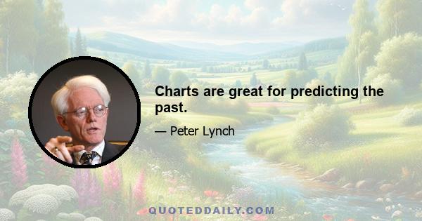 Charts are great for predicting the past.