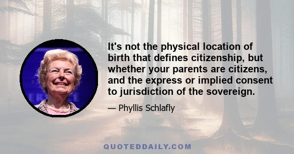 It's not the physical location of birth that defines citizenship, but whether your parents are citizens, and the express or implied consent to jurisdiction of the sovereign.