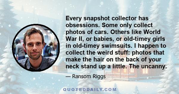 Every snapshot collector has obsessions. Some only collect photos of cars. Others like World War II, or babies, or old-timey girls in old-timey swimsuits. I happen to collect the weird stuff: photos that make the hair