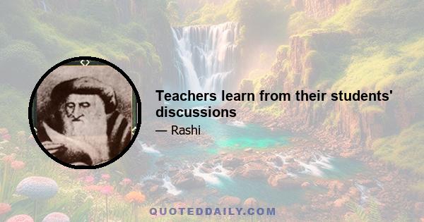 Teachers learn from their students' discussions