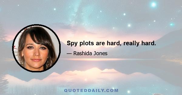 Spy plots are hard, really hard.