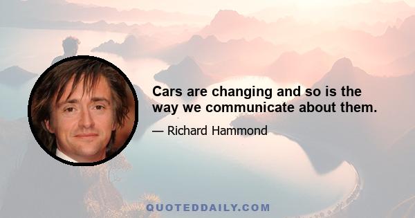 Cars are changing and so is the way we communicate about them.