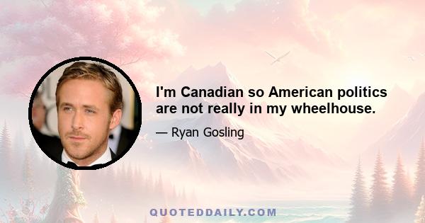 I'm Canadian so American politics are not really in my wheelhouse.