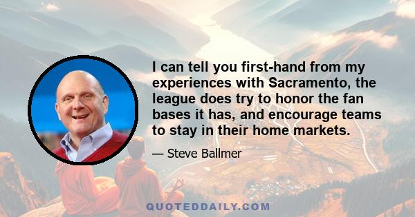 I can tell you first-hand from my experiences with Sacramento, the league does try to honor the fan bases it has, and encourage teams to stay in their home markets.