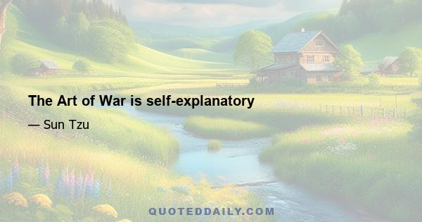 The Art of War is self-explanatory