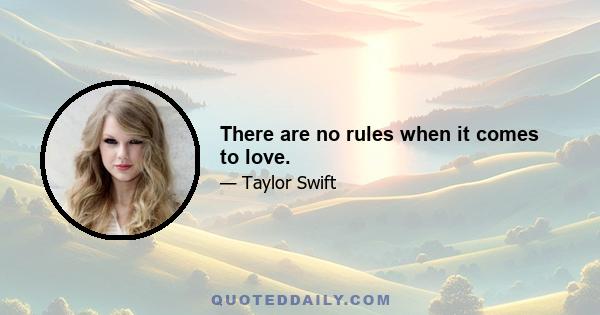 There are no rules when it comes to love.