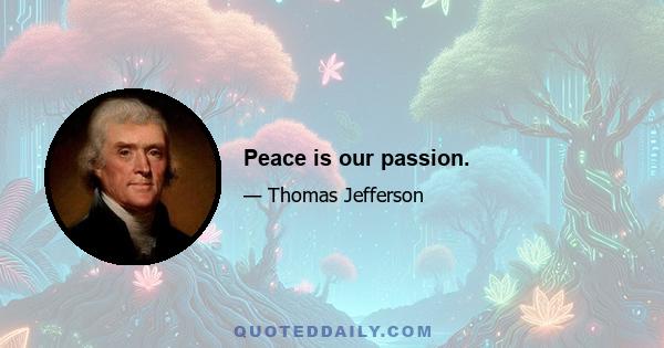 Peace is our passion.