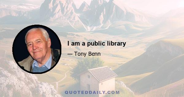 I am a public library