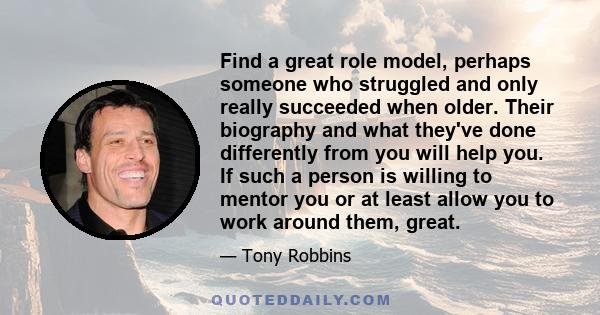 Find a great role model, perhaps someone who struggled and only really succeeded when older. Their biography and what they've done differently from you will help you. If such a person is willing to mentor you or at