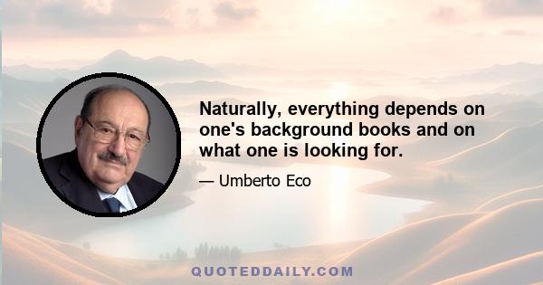 Naturally, everything depends on one's background books and on what one is looking for.