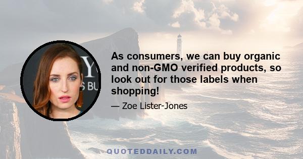 As consumers, we can buy organic and non-GMO verified products, so look out for those labels when shopping!